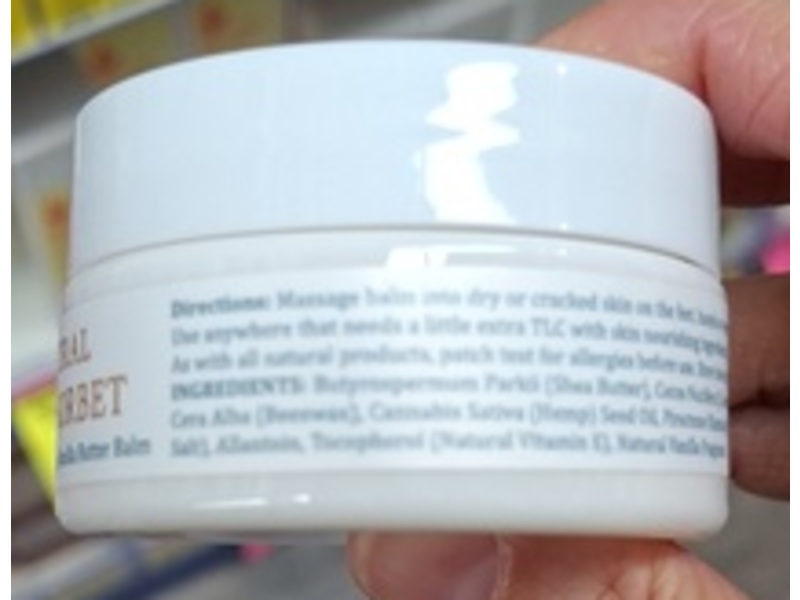 MooGoo Natural Shea Sorbet Vanilla Butter Balm, 1.76 oz/50 g