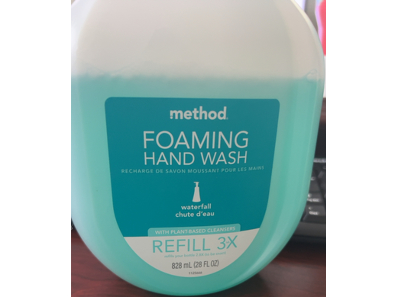 Method Foaming Hand Soap, Waterfall, 28 fl oz/828 mL