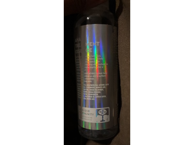 Global Beauty Care Glass Skin Glow AHA Treatment Essence, 4 fl oz/120 mL