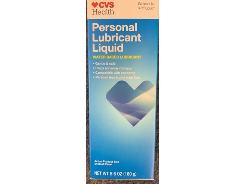 CVS Health Personal Lubricant Liquid, 5.6 oz/160 g