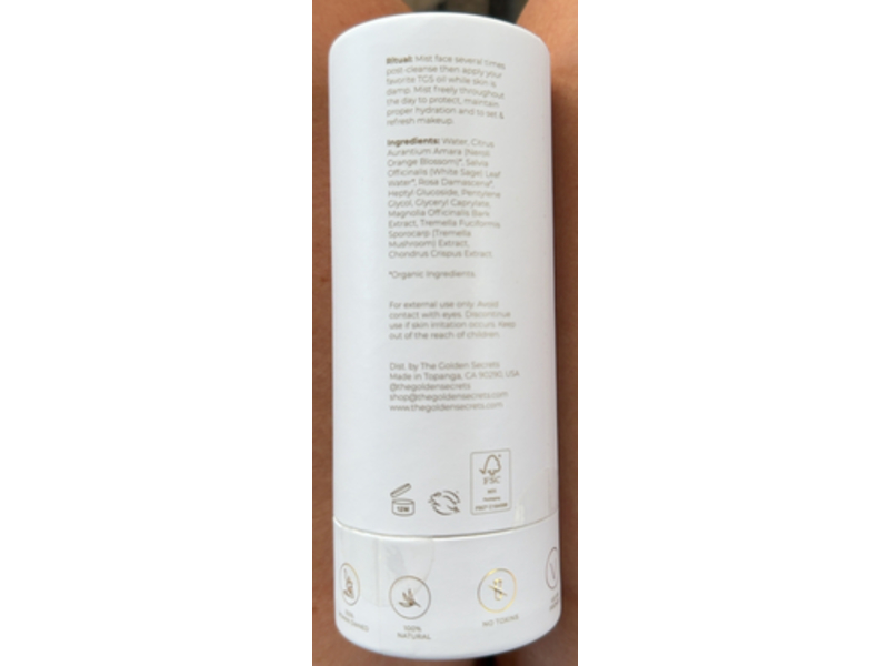 The Golden Secrets Aura Beauty Mist, 1 fl oz/30 mL