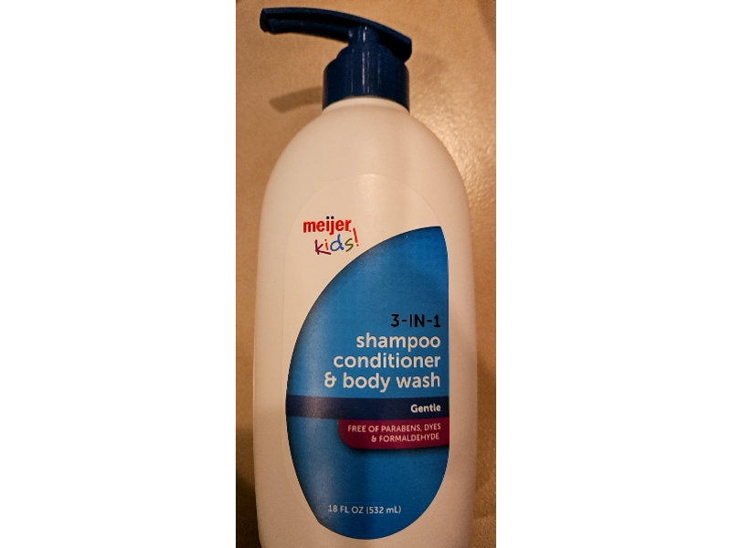 Meijer Kids 3-In-1 Shampoo + Conditioner & Body Wash, 18 fl oz/532 mL