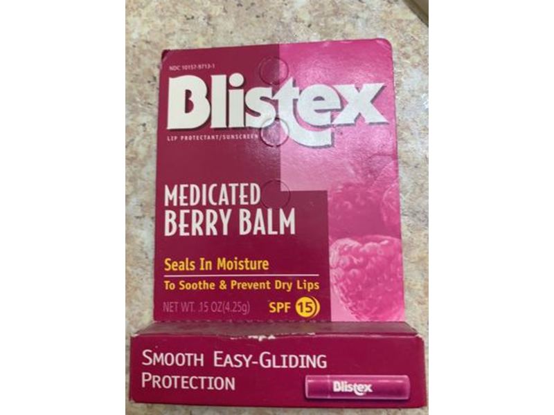 Blistex Medicated Balm, Berry, SPF 15, 15 oz/4.25 g
