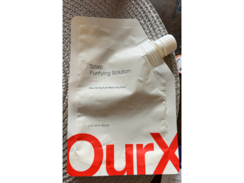 OurX Scalp Purifying Solution Shampoo, 4 fl oz/120 mL