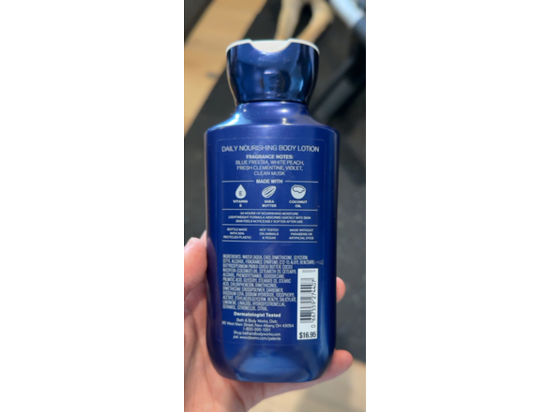 Bath & Body Works Daily Nourishing Body Lotion, Gingham, 8 fl oz/236 mL