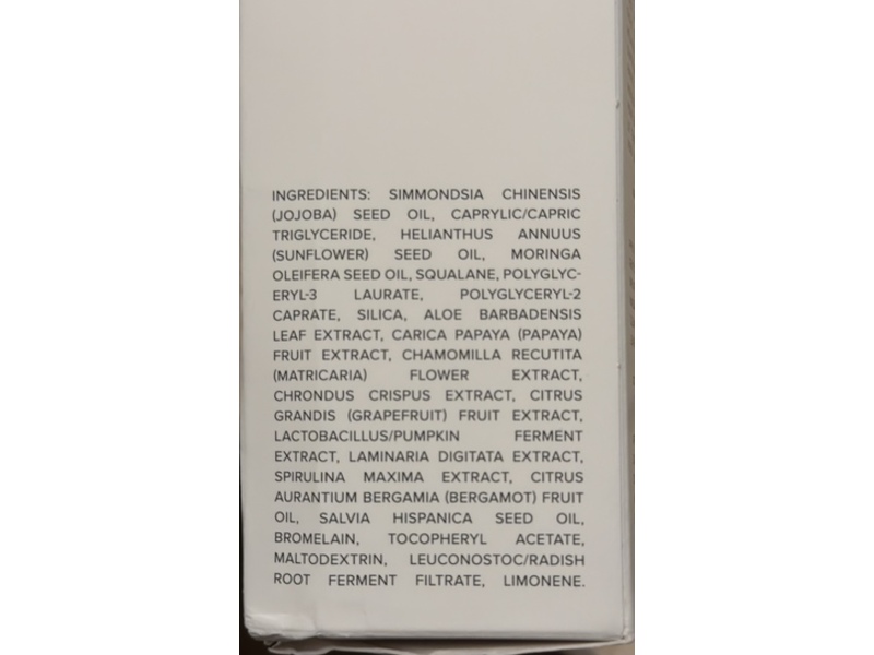 Mara Algae Enzyme Cleansing Oil, Chia + Moringa, 2 fl oz/60 mL