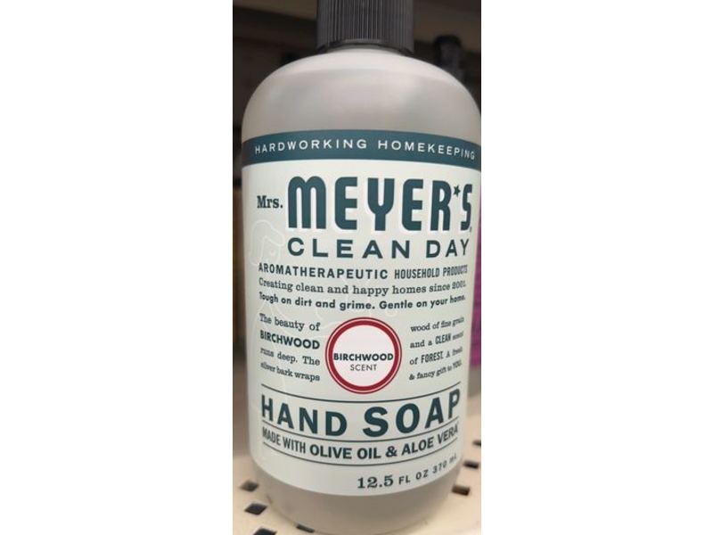 Mrs. Meyer's Clean Day Hand Soap, Olive Oil & Aloe Vera, 12.5 fl oz/370 mL