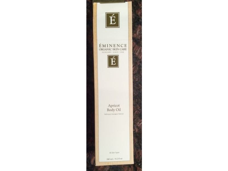 Eminence Organic Skin Care Apricot Body Oil, 8.2 fl oz/240 mL
