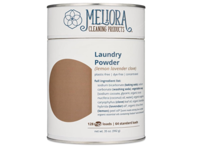 Meliora Cleaning Products Laundry Powder, Lemon Lavender Clove, 128 Loads, 35 oz/992 g