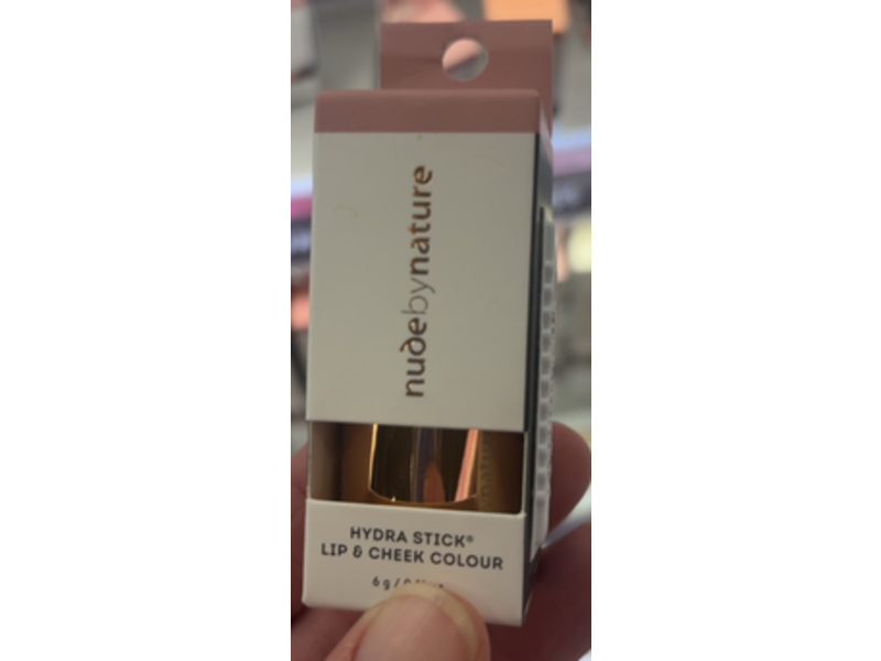 Nude By Nature Hydra Stick Lip & Cheek Colour, 02 Pink Blossom, 6 g