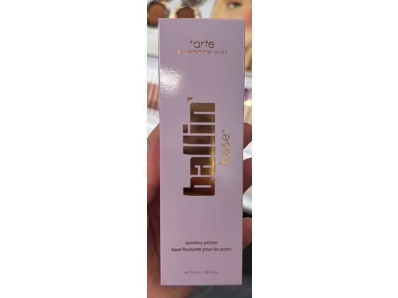Tarte Ballin Base Poreless Primer, Pearl Glow, 1.8 fl oz/35 mL