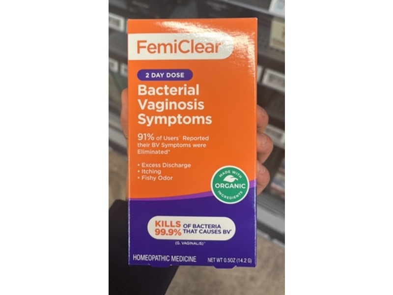 FemiClear Bacterial Vaginosis Symptoms Ointment, 0.5 oz/14.2 g