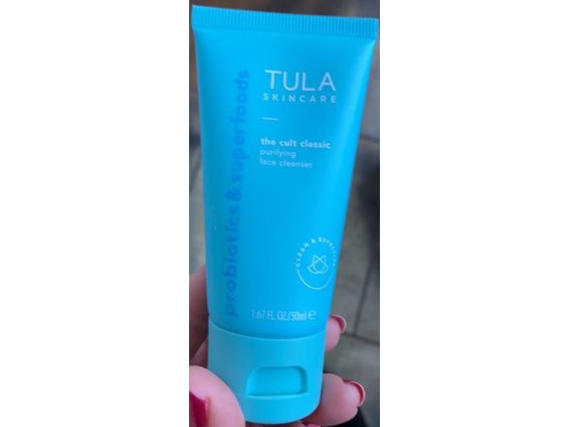 Tula Skincare Purifying Face Cleanser, 1.67 fl oz/50 mL
