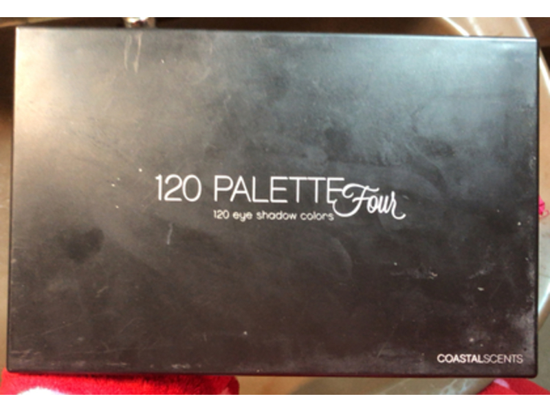 Coastal Scents 120 Palette Four Eyeshadow, 144 g/5.08 oz