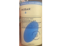 Hibar Deodorant, Fragrance Free, 2.25 fl oz/64 g - thumbnail 1