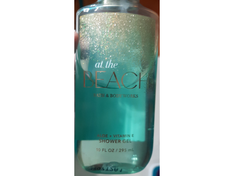 Bath & Body Works Shower Gel, At The Beach, 10 fl oz/295 mL, Pack Of 2