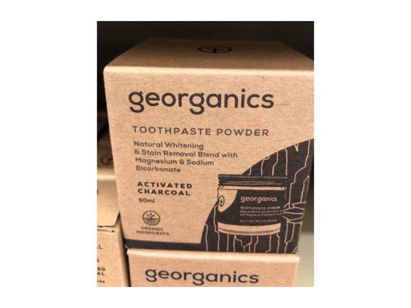 Georganics Toothpaste Powder, Activated Charcoal, 60 ml