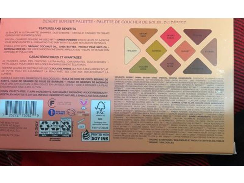 ATHR Beauty Desert Sunset Eyeshadow Palette