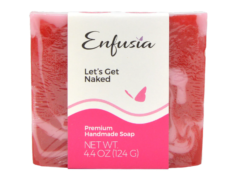 Enfusia Let's Get Naked Handmade Soap, 4.4 oz/124 g