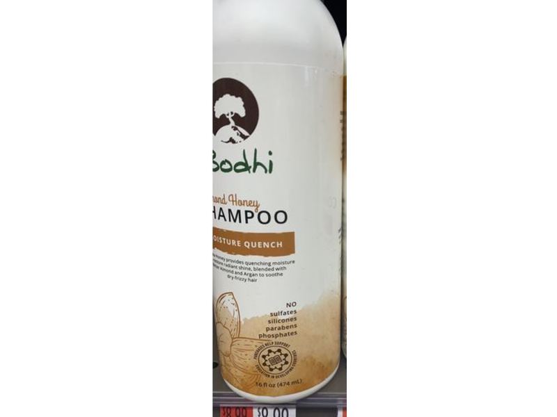 Bodhi Moisture Quench Shampoo, Almond Honey, 16 fl oz/474 mL