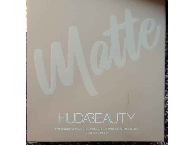Huda Beauty Obsession Matte Eyeshadow Pallette, Cool, 0.24 oz/7.03 g