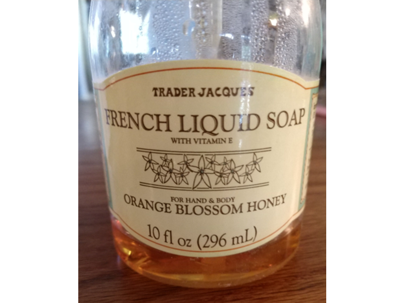 Trader Joe's French Liquid Soap, Orange Blossom Honey, 10 fl oz/296 mL