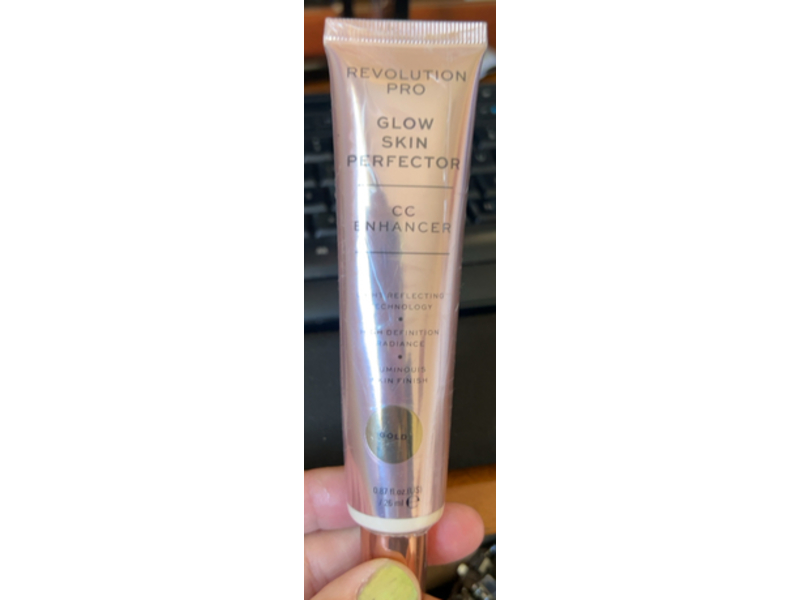 Revolution Pro Glow Skin Perfector Cc Enhancer, Gold, 0.87 fl oz/26 mL