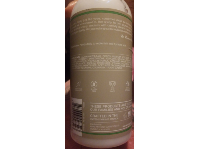 Renpure Hemp Oil Moisturizing Body Lotion, 24 fl oz/708 mL