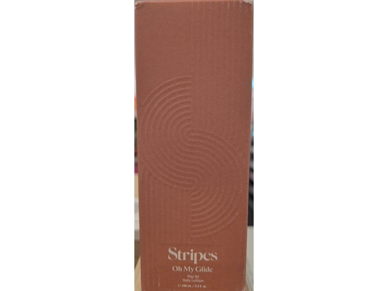 Stripes Oh My Glide Intimate Play Oil, 3.3 fl oz/100 mL