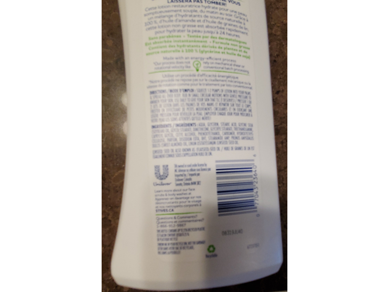 St. Ives 24 Hour Restoring Body Lotion, Almond & Flaxseed Oil, 600 mL