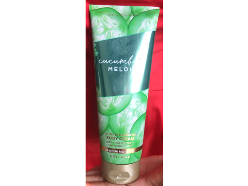 Bath & Body Works Cucumber Melon Ultimate Hydration Body Cream, 8 oz/226 g