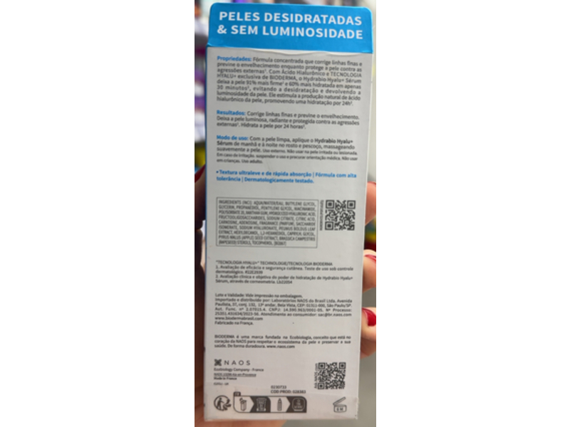 Bioderma Hydrabio Hyalu+Serum, 1 fl oz/30 mL