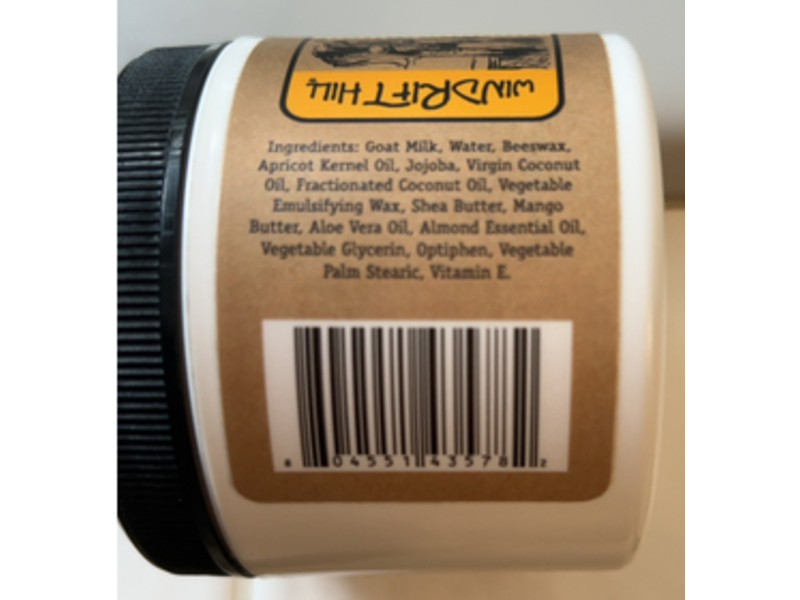 Windrift Hill Body Butter, Goats N Oats, 4 oz