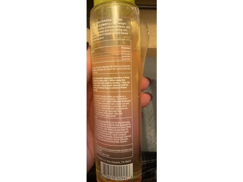 Supergoop Glow Oil, Beach Flower SPF 50, 5 fl oz/148 mL