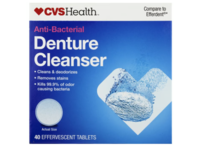 CVS Health Anti-Bacterial Denture Cleanser Tablets, 40 Count - Image 2