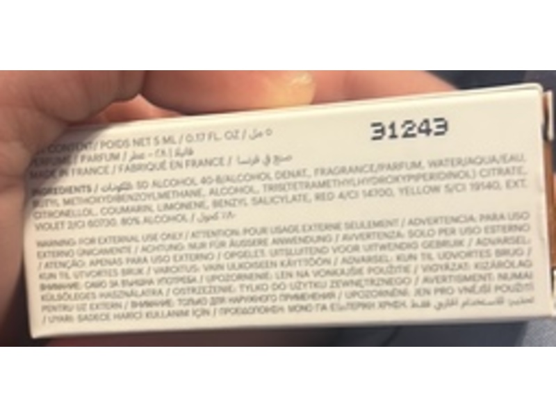 Kayali Eau De Parfum, Vanilla 28, 0.17 fl oz/5 mL