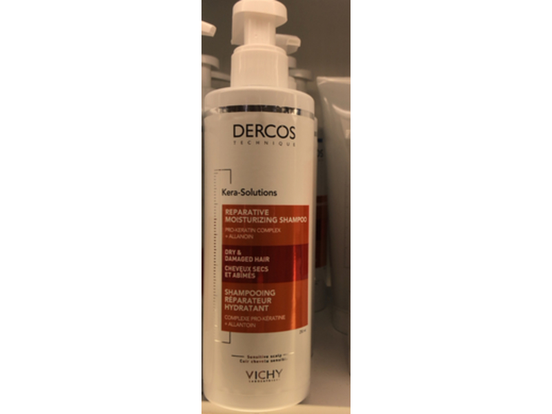 Vichy Dercos Shampoo Kera Solutions, Pro Keratin Complex + Allantoin, 250 mL