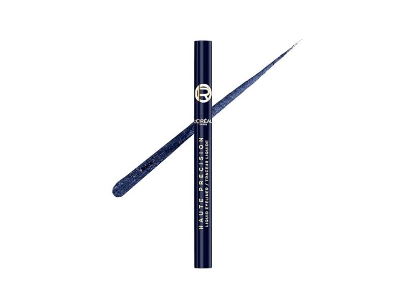 L'Oreal Paris Haute Precision Waterproof Liquid Felt Liner, 030 Blue Suede, 0.03 fl oz/1 mL