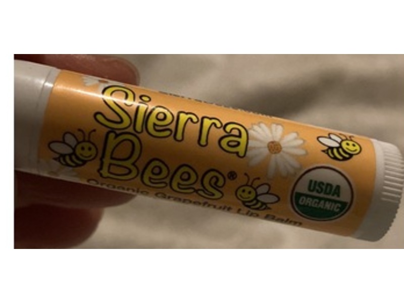 Sierra Bees Lip Balm, Organic Grapefruit, 0.15 fl oz/4.25 g