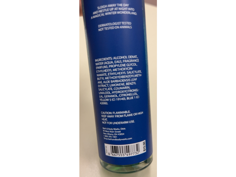Bath & Body Works Twinkling Midnight Sky Fine Fragrance Mist, 8 fl oz/236 mL