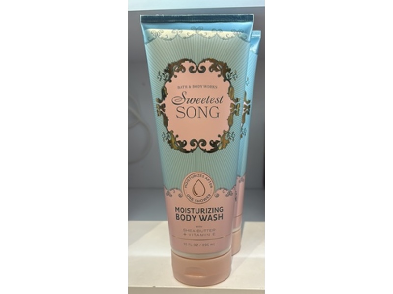 Bath & Body Works Moisturizing Body Wash, Sweetest Song, Shea Butter + Vitamin E, 10 fl oz/295 mL