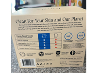 Fomin Ultra-Soft Plant-Based & Tear-Resistant Cleansing Facial Towels, 365 g, 50 Extra Large Towels - thumbnail 3
