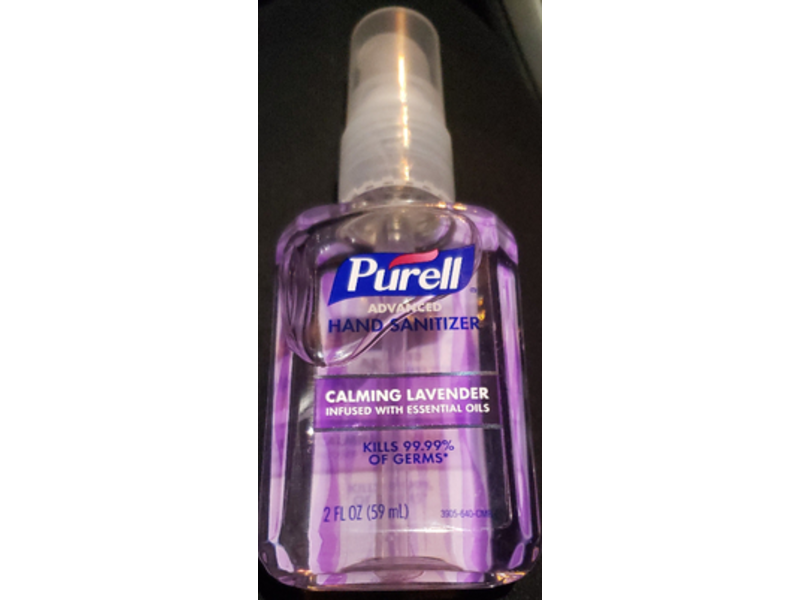 Purell Advanced Hand Sanitizer, Calming Lavender, 2 fl oz/59 mL, Pack Of 6