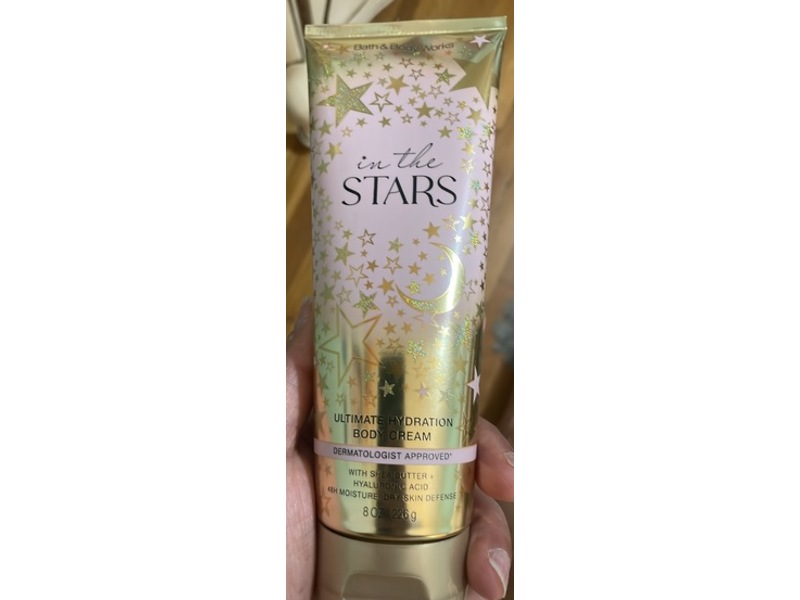 Bath & Body Works Ultimate Hydration Body Cream, In The Stars, Shea Butter + Hyaluronic Acid, 8 oz/226 g.