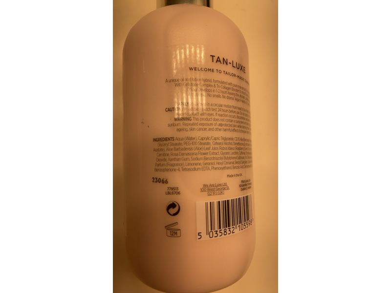 TAN-LUXE The Gradual Radiance Illuminating & Rejuvinating Gradual Tan Lotion, 8.45 fl oz/250 mL
