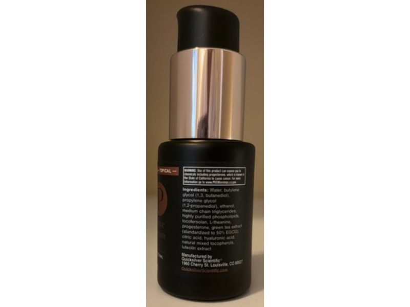 Quicksilver Scientific Golden Hour Peace Serum, 1 fl oz/30 mL