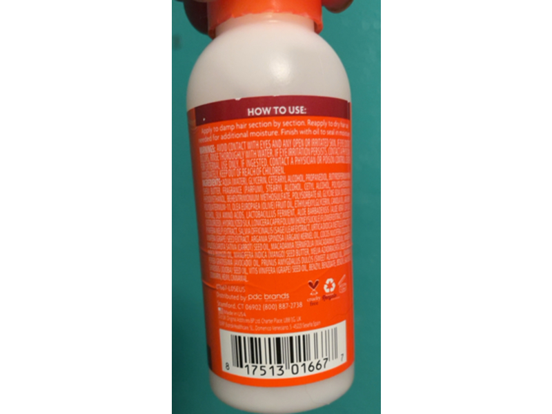 Cantu Moisturizing Curl Activator Cream, Shea Butter, 3 fl oz/89 mL