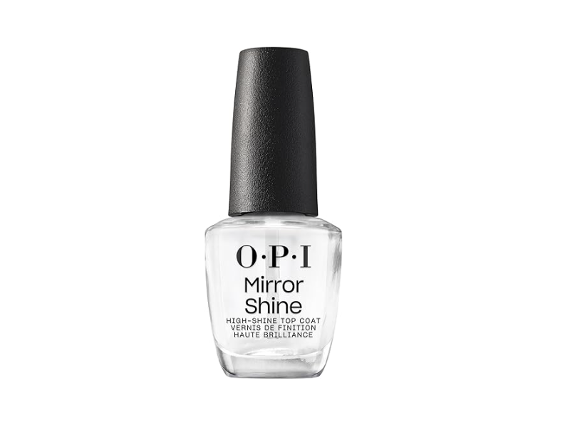 O.P.I Mirror Shine High-Shine Top Coat, 0.5 oz/15 mL
