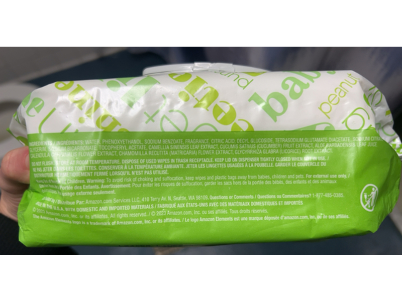 Amazon Elements Baby Wipes, Fresh, 810 Count