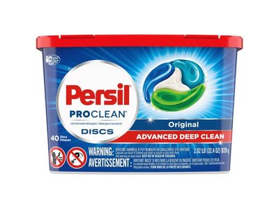 Persil Proclean Discs Advance Deep Clean Laundry Detergent, Original Scent, 32.4 oz/920 g, 40 Discs